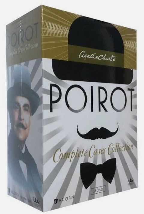 Agatha Christie's Poirot: Complete Cases Collection DVD Set *Free Fast Shipping* Agatha Christie's Poirot: Complete Cases Collection DVD Set *Free Fast Shipping*