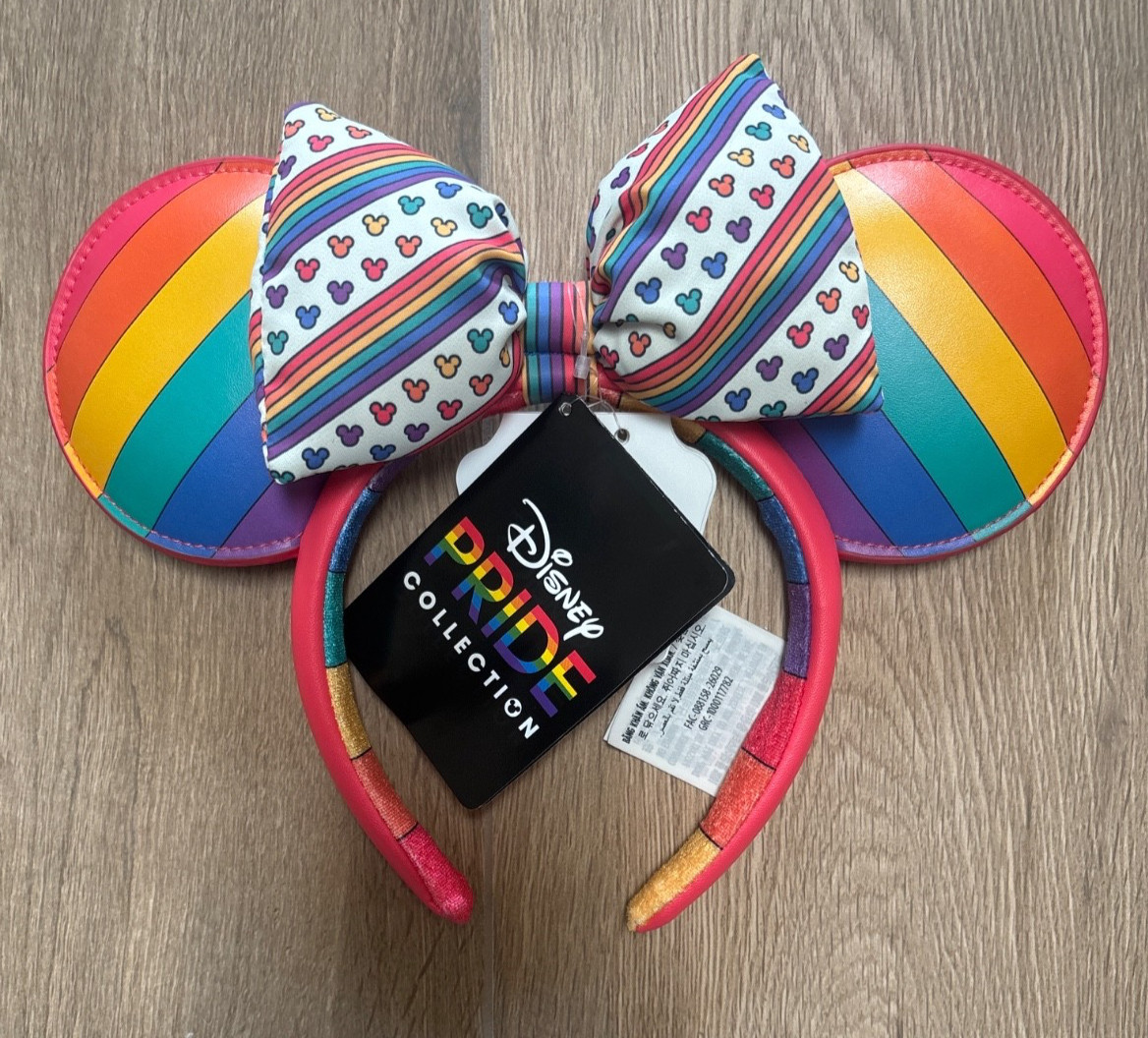 NWT Disney Pride Collection 2020 Mickey Minnie Mouse Ears Headband Rainbow Bow NWT Disney Pride Collection 2020 Mickey Minnie Mouse Ears Headband Rainbow Bow