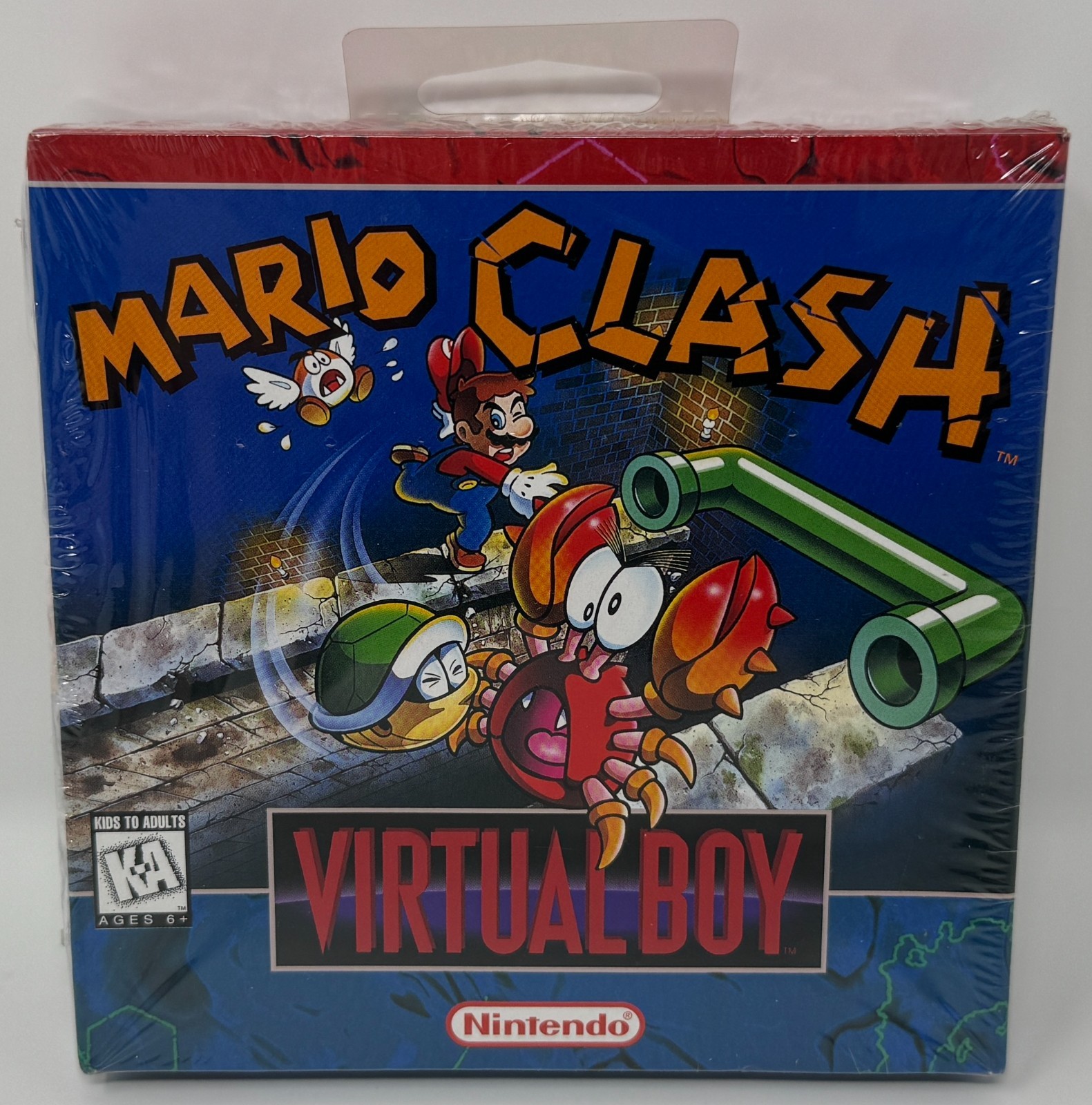 Mario Clash Nintendo Virtual Boy 1995