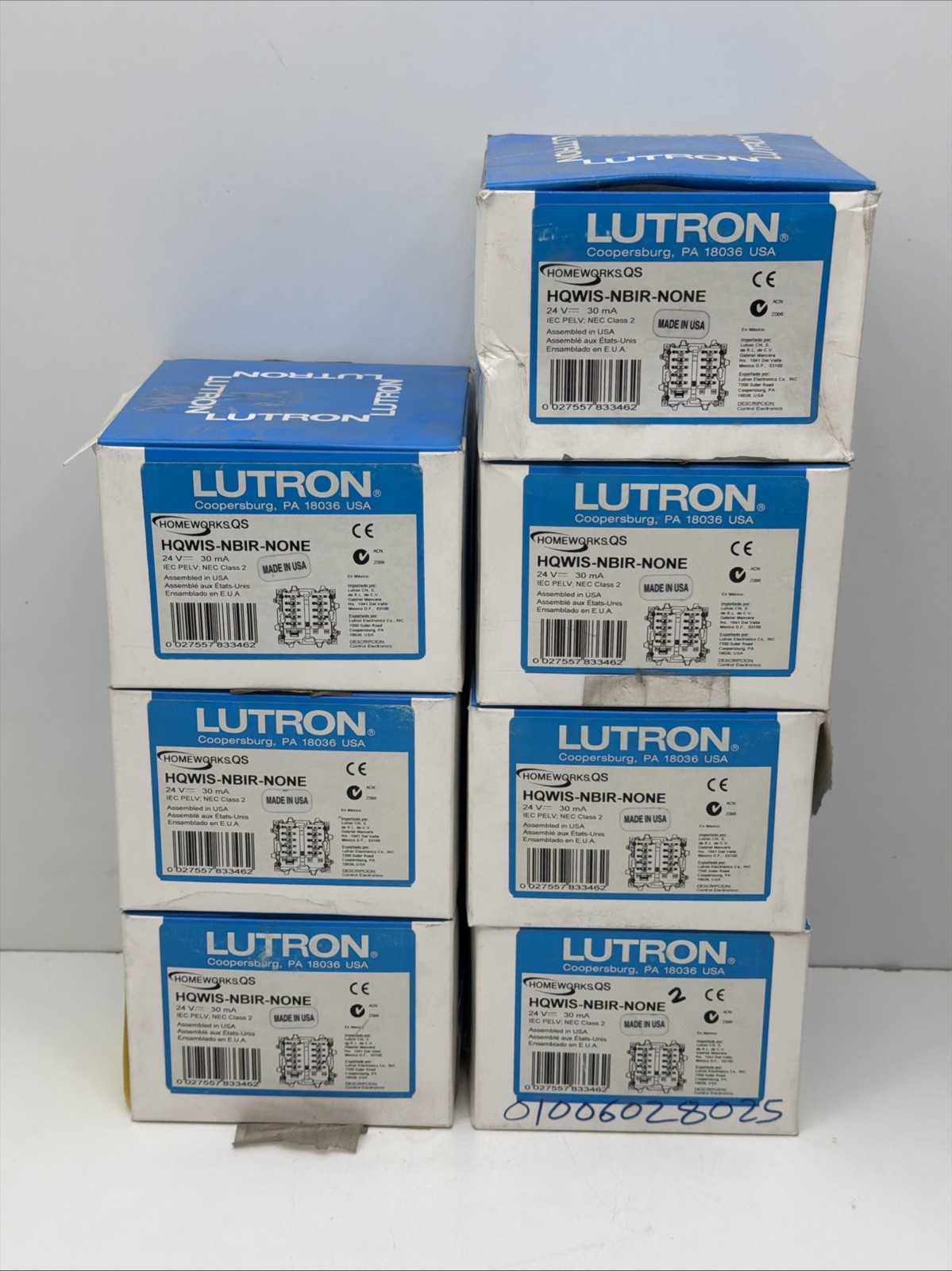 LUTRON HQWIS-NBIR-NONE HOMEWORKS QS SEETOUCH BASE UNIT