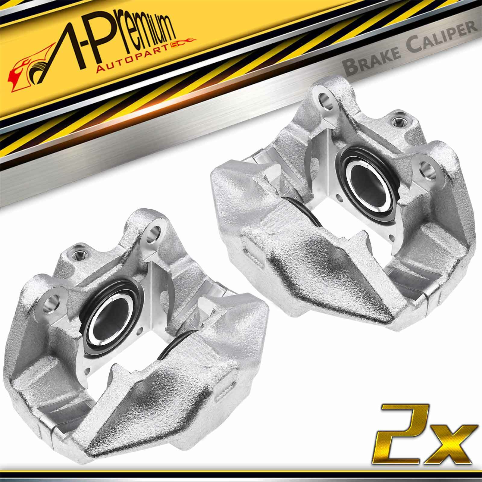 A-Premium Pair Front Side Brake Caliper with 2 Pistons for Porsche 911 1984-1989