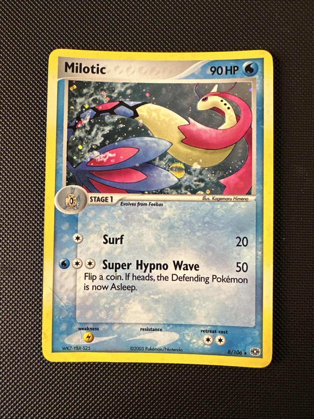 Pokemon Milotic 8/106 EX Emerald Holo Rare - DMG