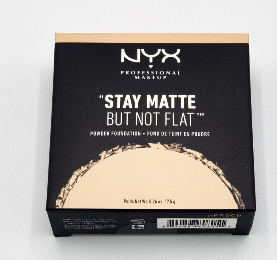 NEW NYX PROFESSIONAL Stay Matte But Not Flat Foundation SMP04 CREAMY NATURAL