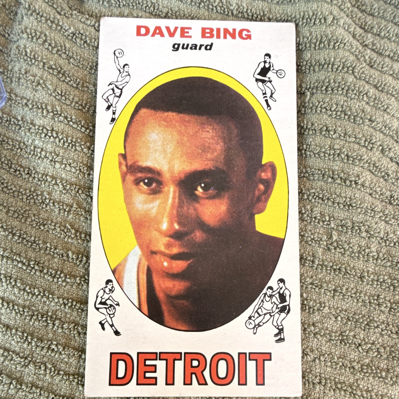 1969-70 Topps Dave Bing #55 RC Base Set Detroit Pistons NBA Basketball Card 1969-70 Topps Dave Bing #55 RC Base Set Detroit Pistons NBA Basketball Card