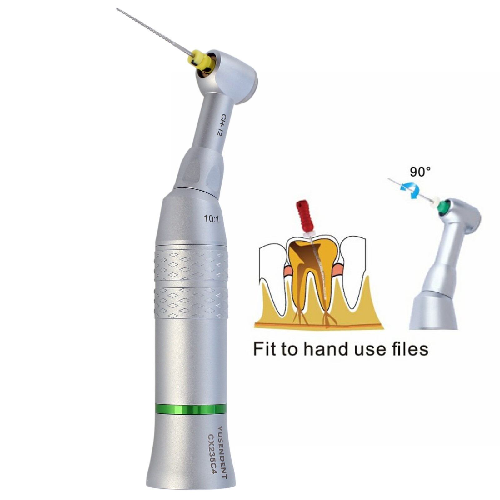 COXO Dental Reciprocating Handpiece 10:1 Contra angle Endo Glide Path M4 Safety COXO Dental Reciprocating Handpiece 10:1 Contra angle Endo Glide Path M4 Safety