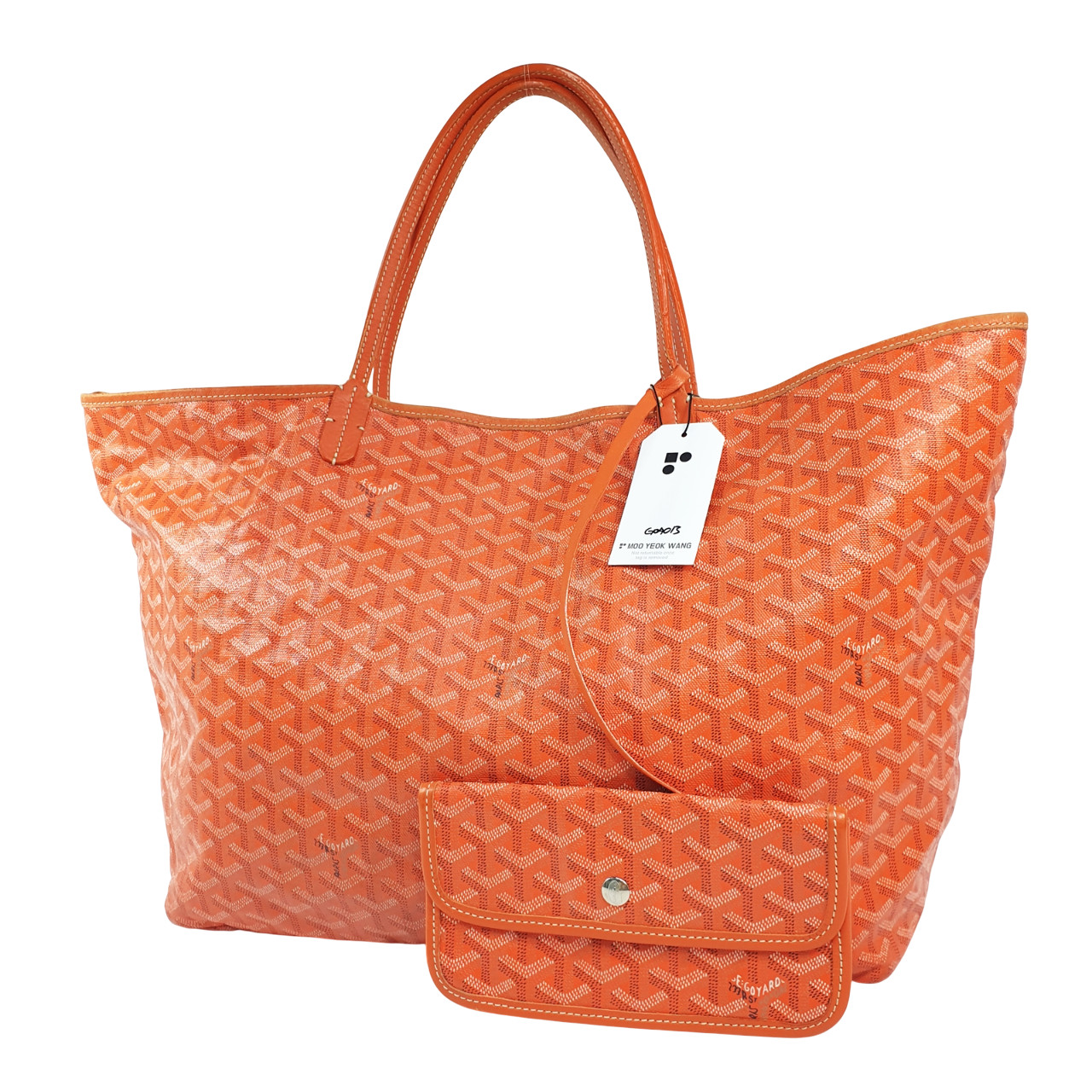 TARIFF FREE Goyard Saint Louis GM Genuine Exterior Damaged With Inner Bag GOA013