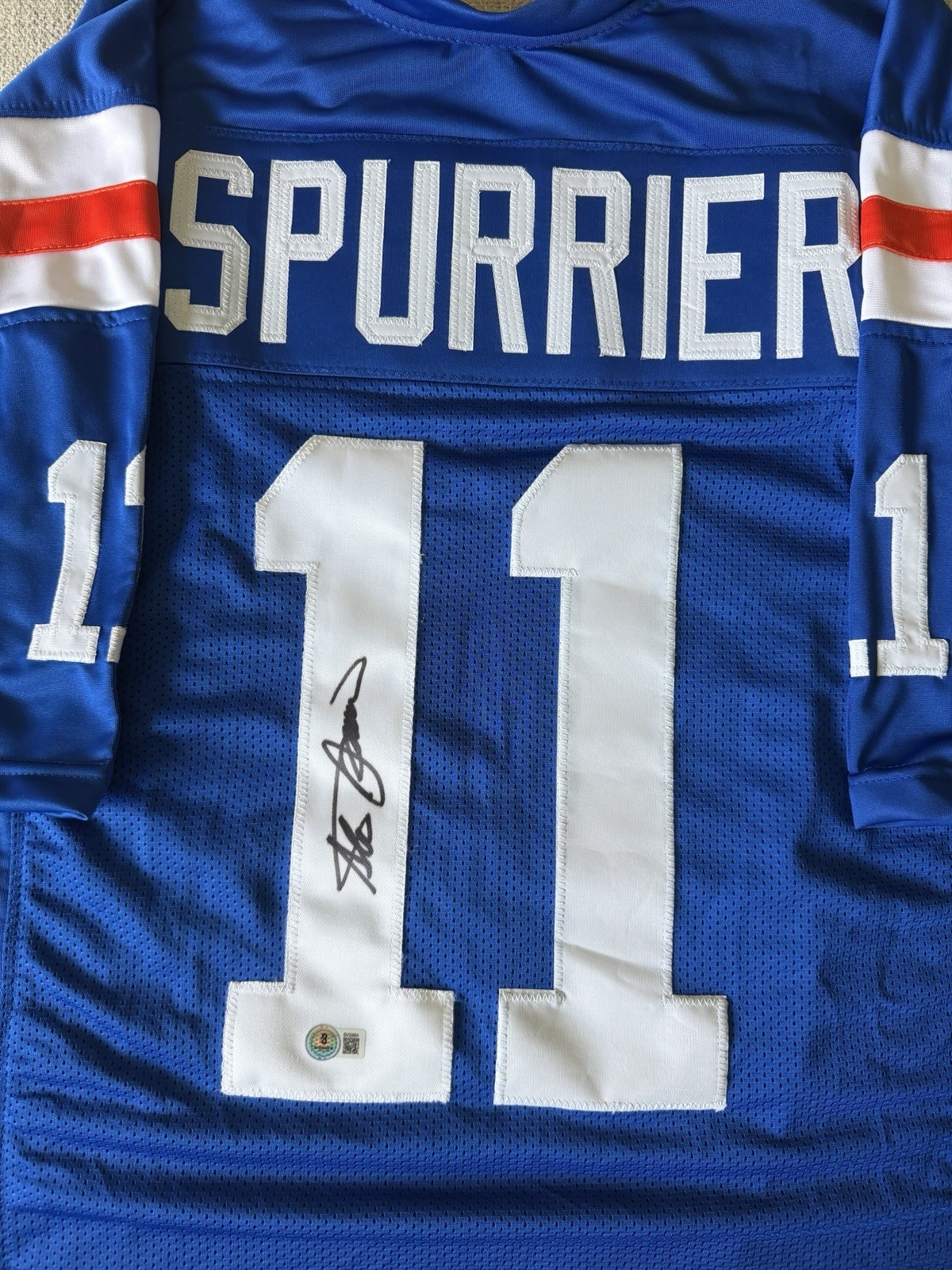 Steve Spurrier Signed Florida Gators Custom Jersey Beckett Steve Spurrier Signed Florida Gators Custom Jersey Beckett