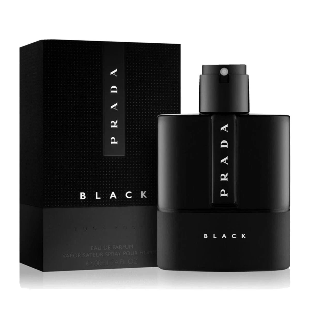 Prada Luna Rossa Black Eau de Parfum Cologne for Men 3.4 oz New with box