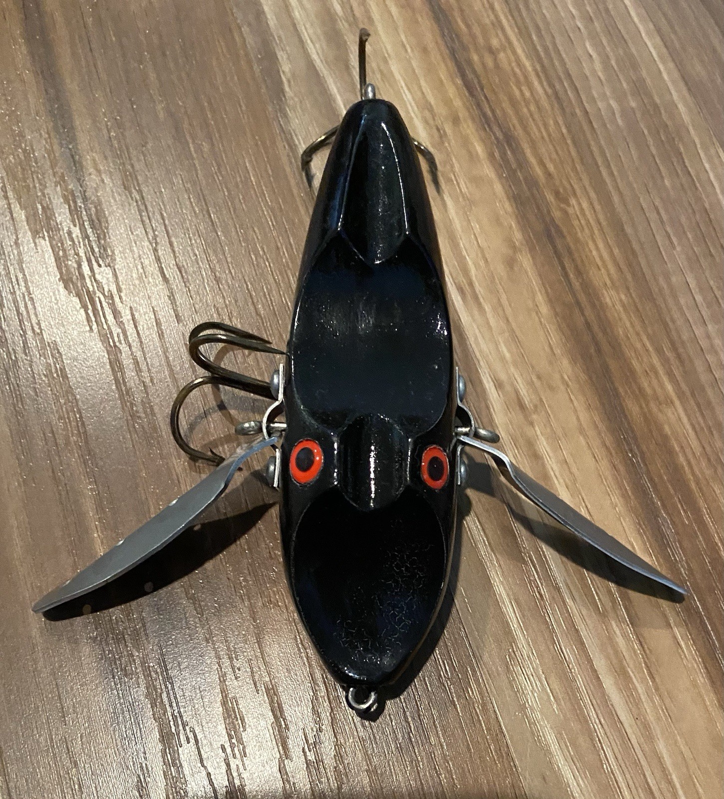 Vintage HI-FIN  Wood CREEPER Musky Muskie Lure