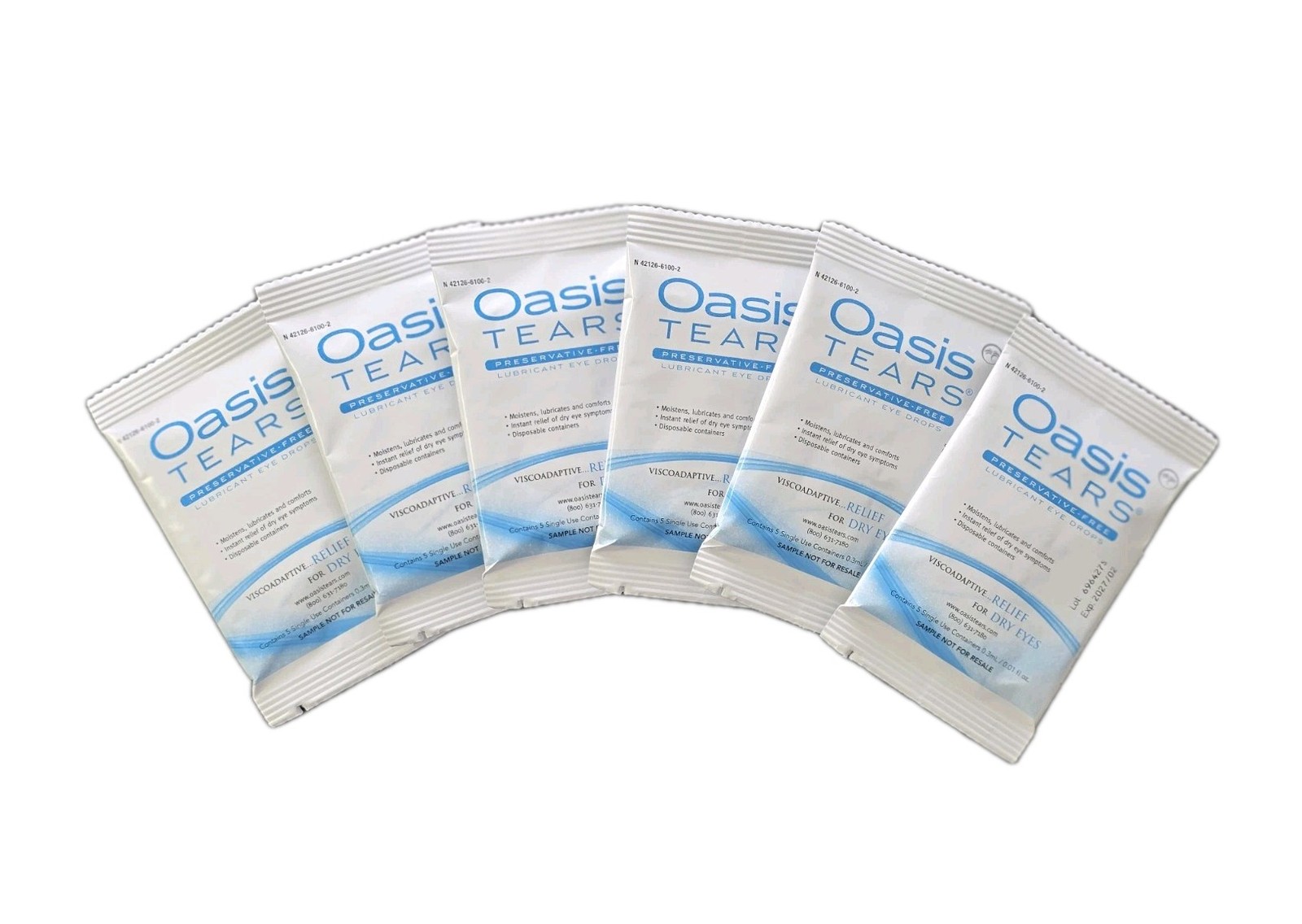 Oasis TEARS® Preservative-Free Lubricant Eye Drops - For Dry Eyes (30-VIALS)