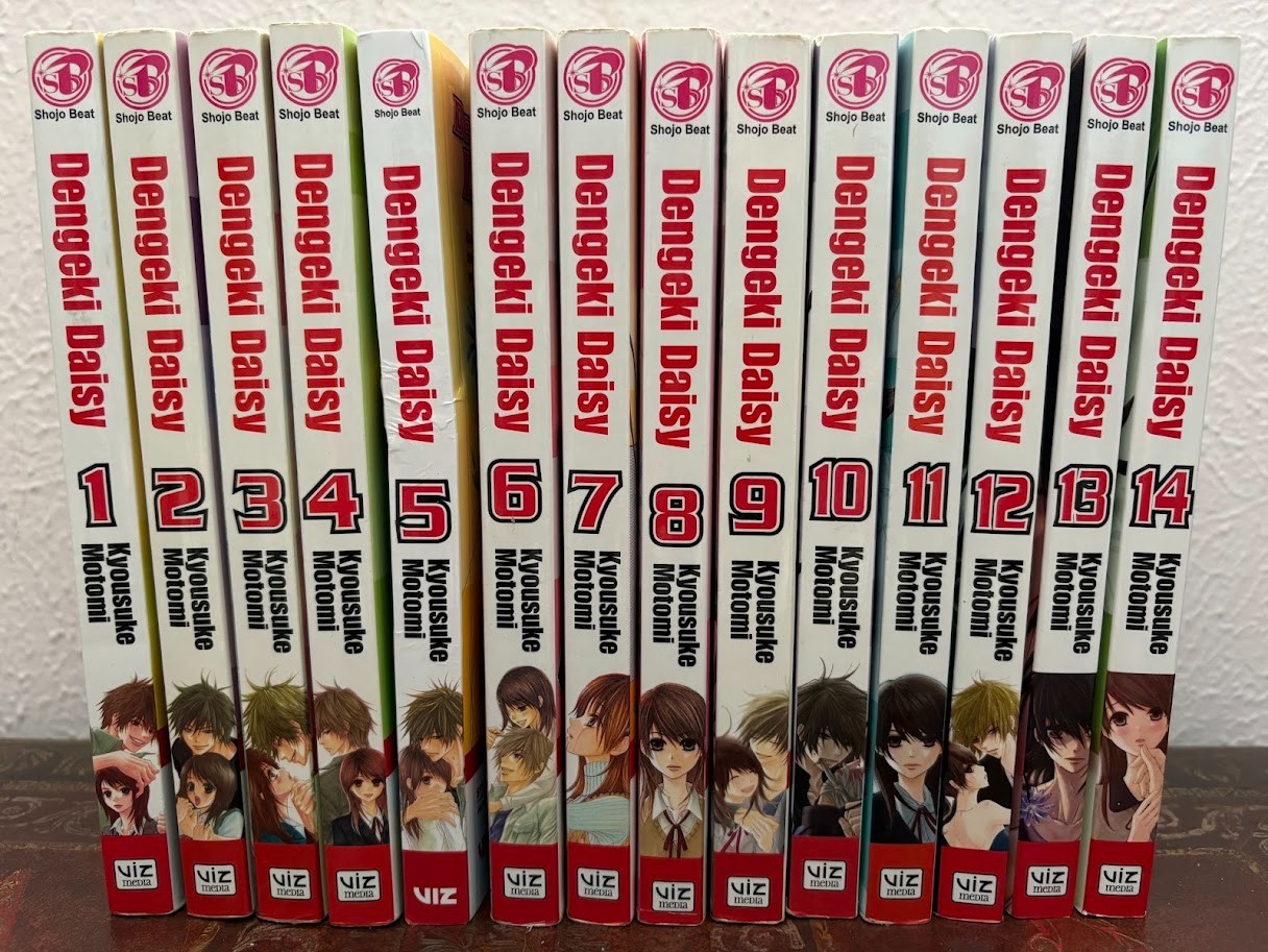 Dengeki Daisy Manga Lot Vol 1-14 by Kyousuke Motomi Near Complete Set Dengeki Daisy Manga Lot Vol 1-14 by Kyousuke Motomi Near Complete Set