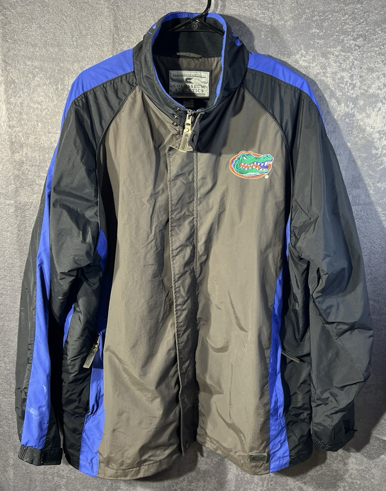 Colosseum Athletics Florida Gators Windbreaker Fleece Zip Jacket Size XL Colosseum Athletics Florida Gators Windbreaker Fleece Zip Jacket Size XL