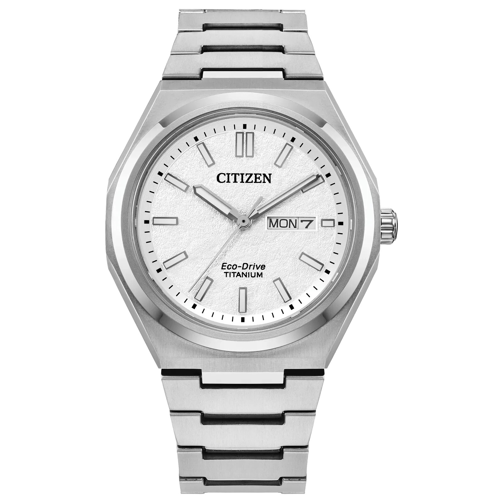 Citizen Men 's Sport Luxury Day / Date Eco-Drive Silver Watch 39 MM AW0130-85A Citizen Men 's Sport Luxury Day / Date Eco-Drive Silver Watch 39 MM AW0130-85A
