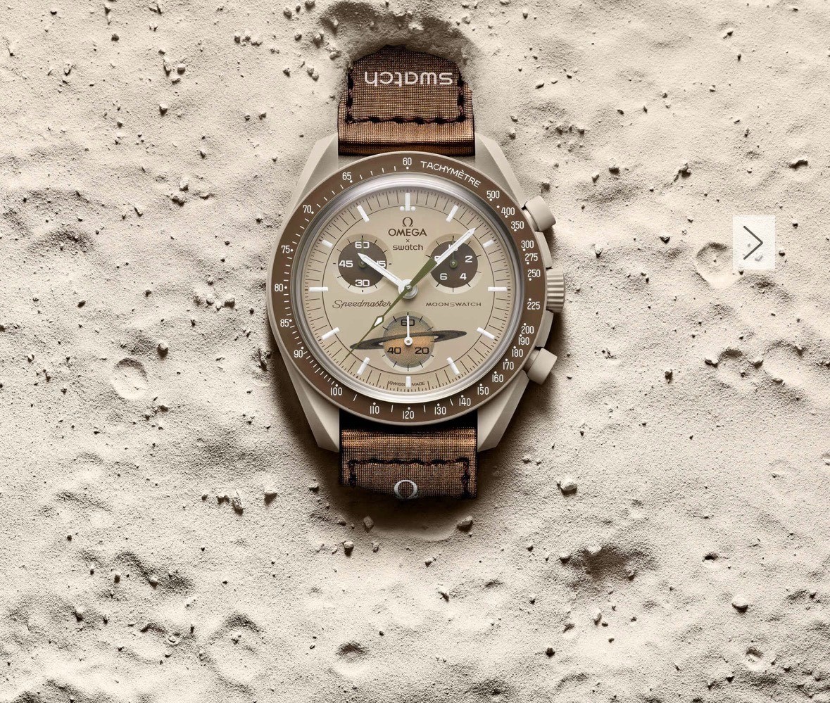 Swatch x Omega Moonswatch Mission to Saturn FAST SHIPPING Swatch x Omega Moonswatch Mission to Saturn FAST SHIPPING
