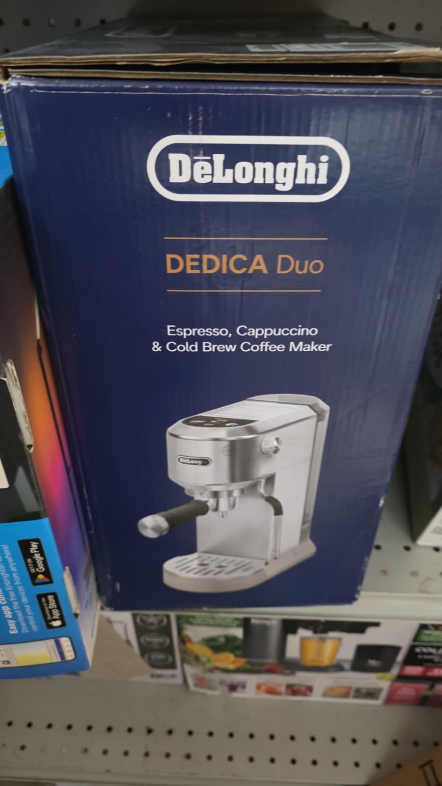 De\'Longhi Dedica Duo Espresso, Cappuccino & Cold Brew Coffee Maker De\'Longhi Dedica Duo Espresso, Cappuccino & Cold Brew Coffee Maker