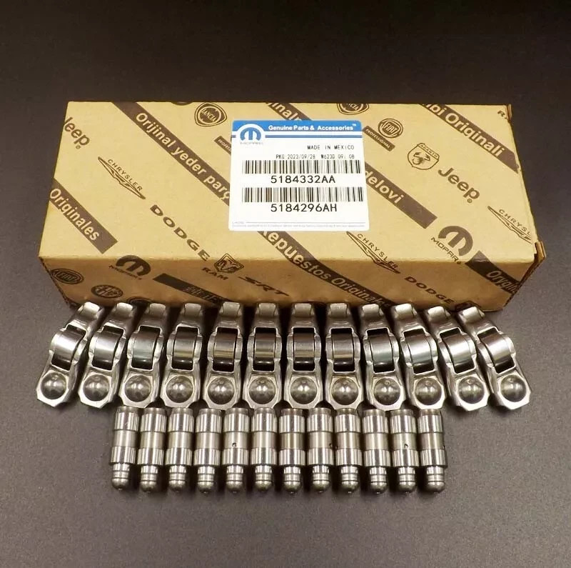 OEM 12Pcs 5184296AH Arms 12Pcs 5184332AA Lifters FOR 11-19 Dodge Ram Chrysler