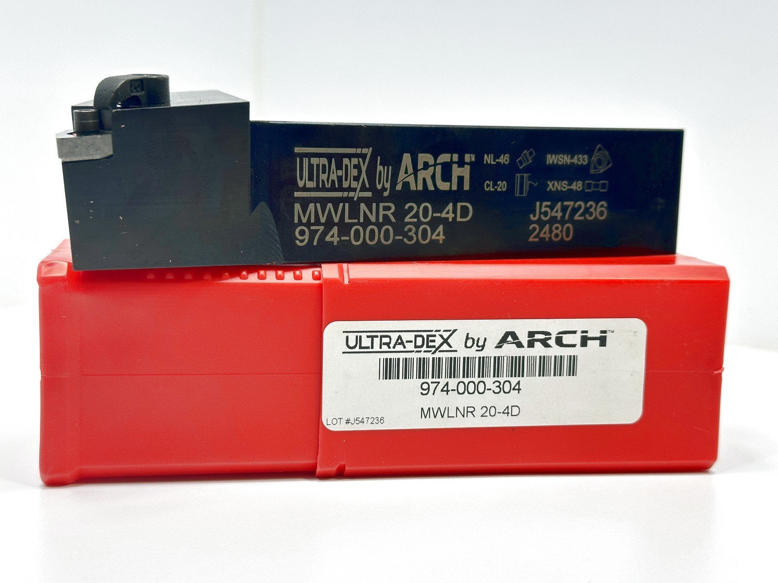 ULTRA-DEX MWLNR20-4D MWLNR204D | Indexable Tool Holder | 1.25\ ULTRA-DEX MWLNR20-4D MWLNR204D | Indexable Tool Holder | 1.25\
