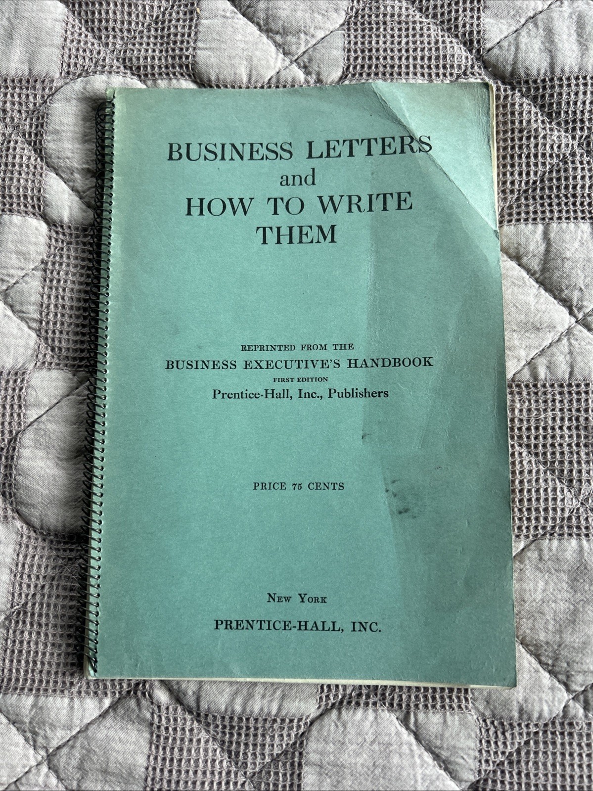 Vintage 1942 Business Letters And How To Write Them Handbook First Ed Vintage 1942 Business Letters And How To Write Them Handbook First Ed