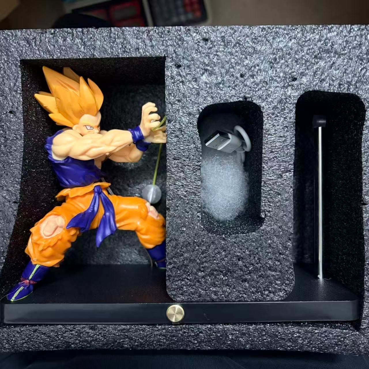 Anime Son Goku Kamehameha LED Night Light Rechargeable Touch Control Lamp