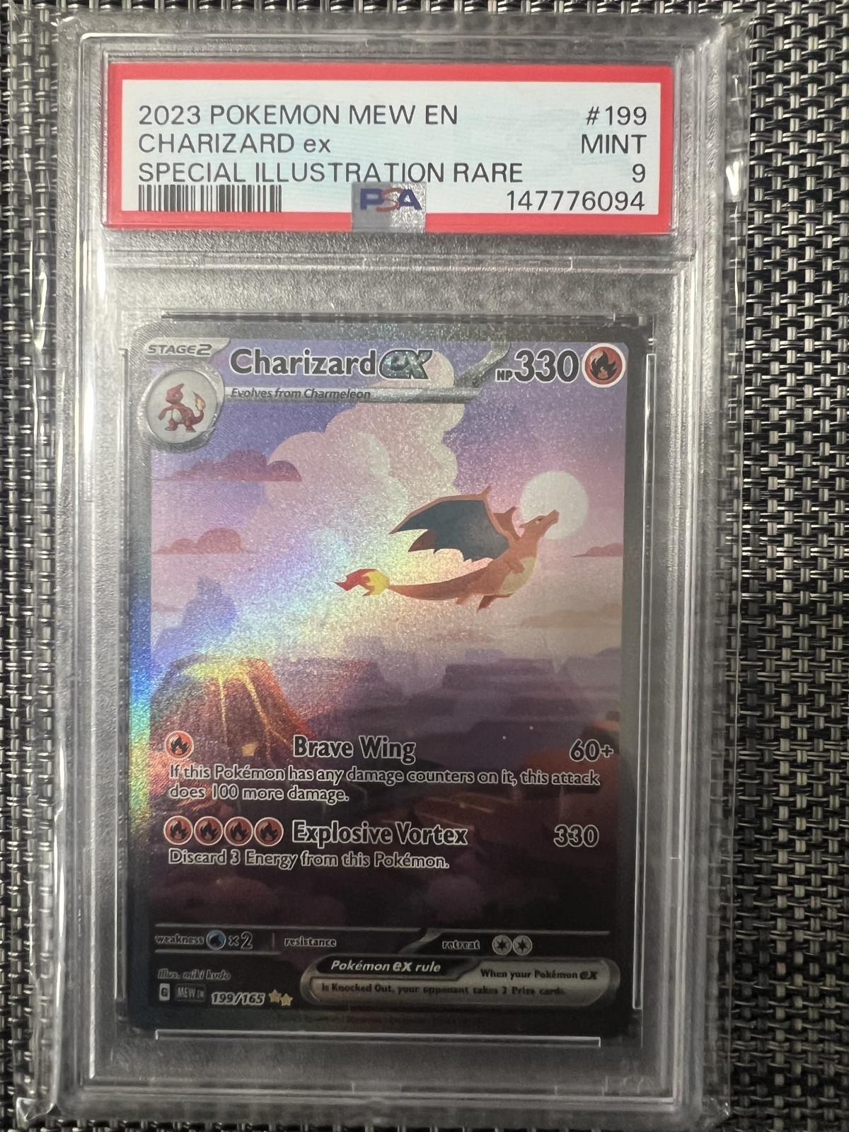 2023 Pokemon Scarlet & Violet 151 Charizard ex 199/165 SIR PSA 9 MINT 2023 Pokemon Scarlet & Violet 151 Charizard ex 199/165 SIR PSA 9 MINT