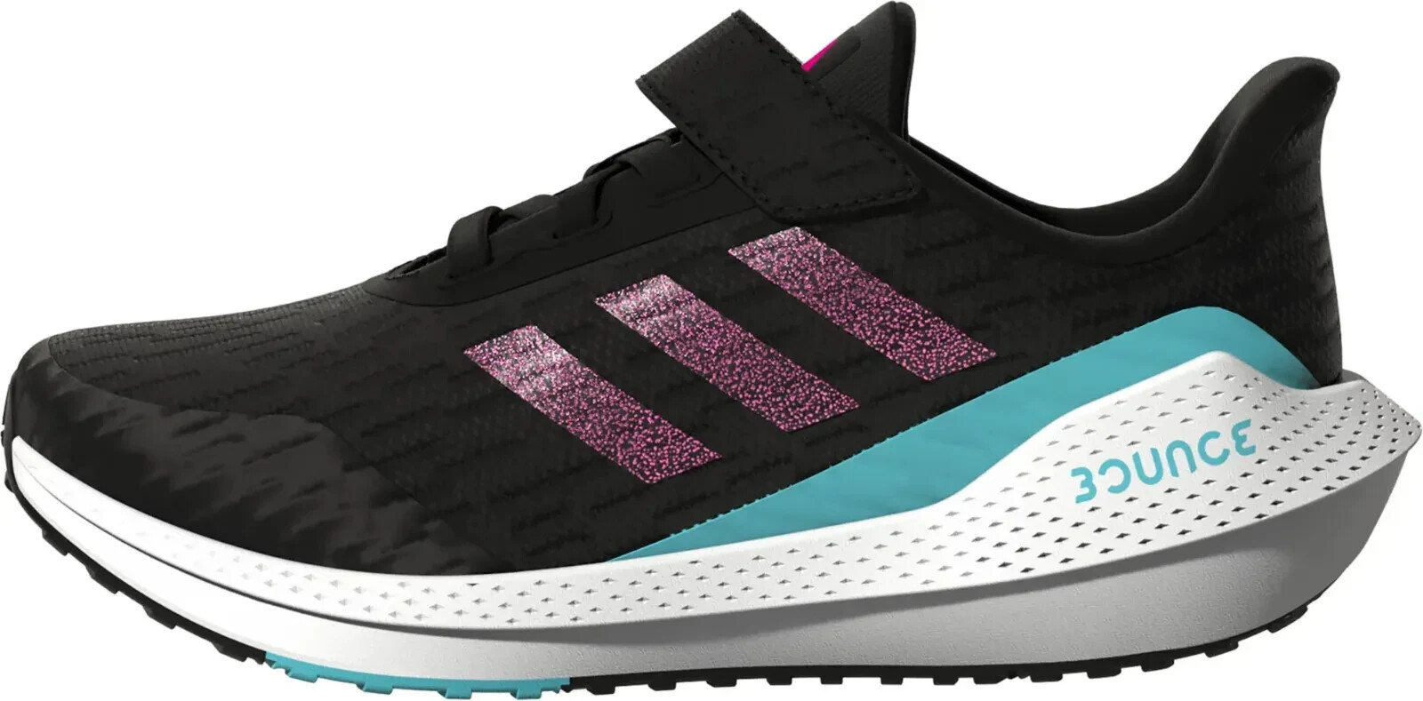 Adidas KIDS EQ21 Run Black Pulse Aqua Running Athletic Shoes - Size 13 K Adidas KIDS EQ21 Run Black Pulse Aqua Running Athletic Shoes - Size 13 K