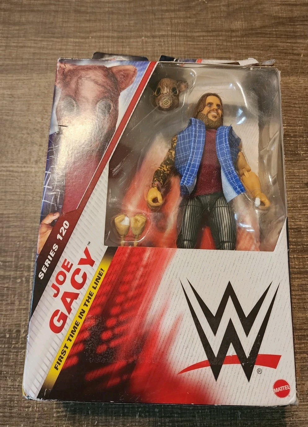 WWE Joe Gacy Elite Series 120 Wrestling Figure Wyatt Sicks NEW DAMAGED BOX WWE Joe Gacy Elite Series 120 Wrestling Figure Wyatt Sicks NEW DAMAGED BOX