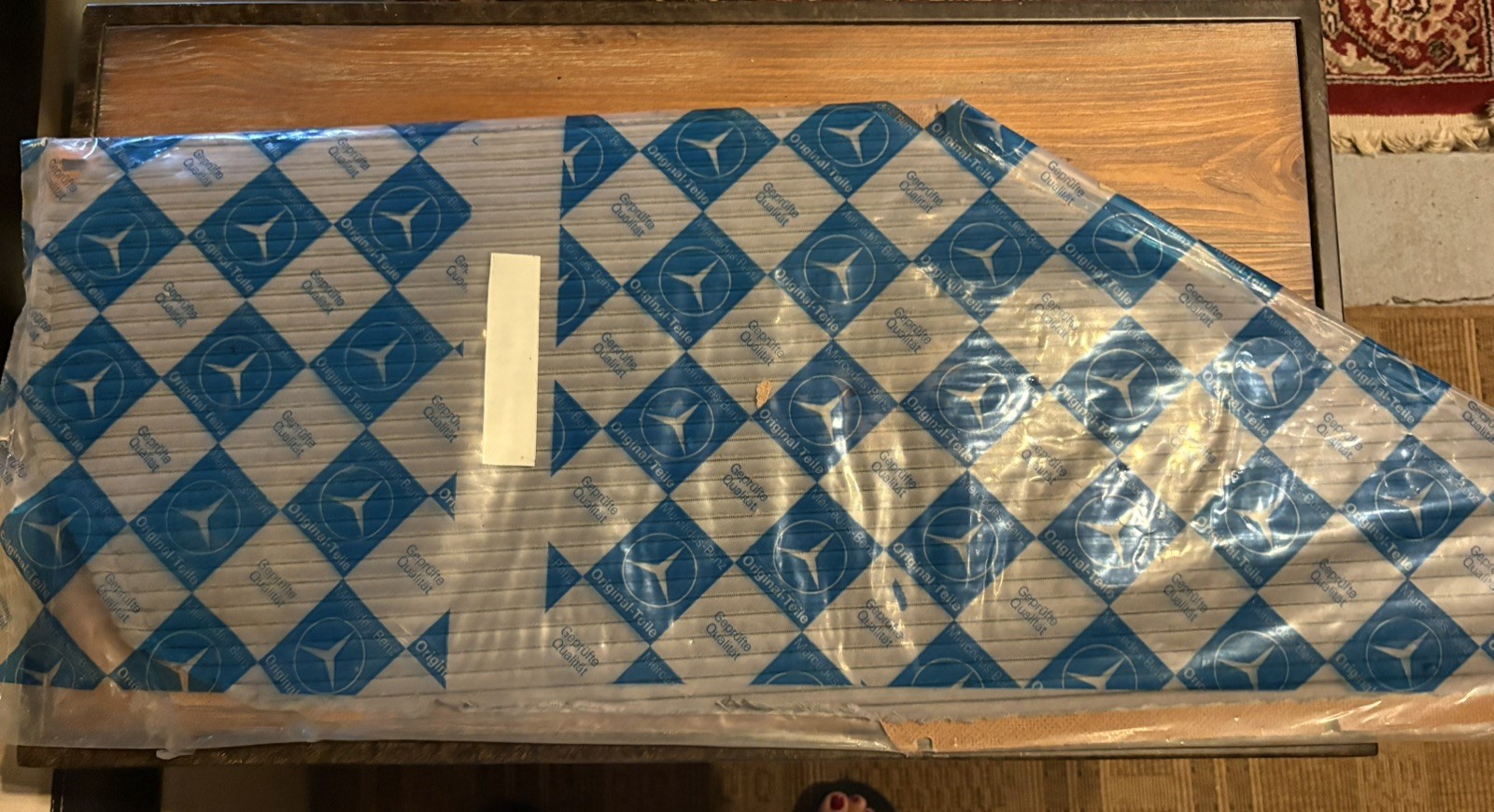 Mercedes W126 S SE Door Panel Fabric Trim Insert Set Color 7098 Genuine NOS Mercedes W126 S SE Door Panel Fabric Trim Insert Set Color 7098 Genuine NOS