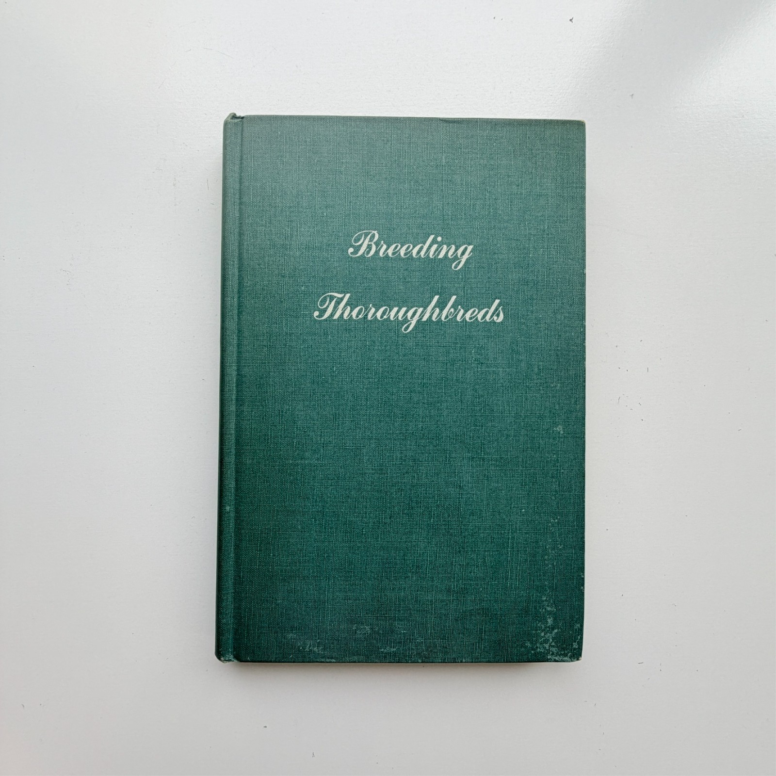 1946 Breeding Thoroughbreds Colonel John F Wall Scribner\'s Hardcover Pedigree