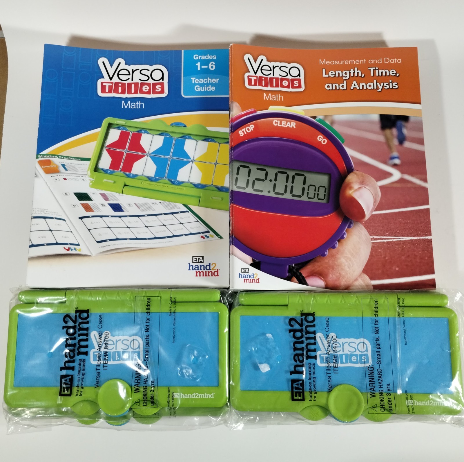VersaTiles Math Classroom Kit Grade 1 (33 Workbooks + 8 Answer Cases) Hand2Mind