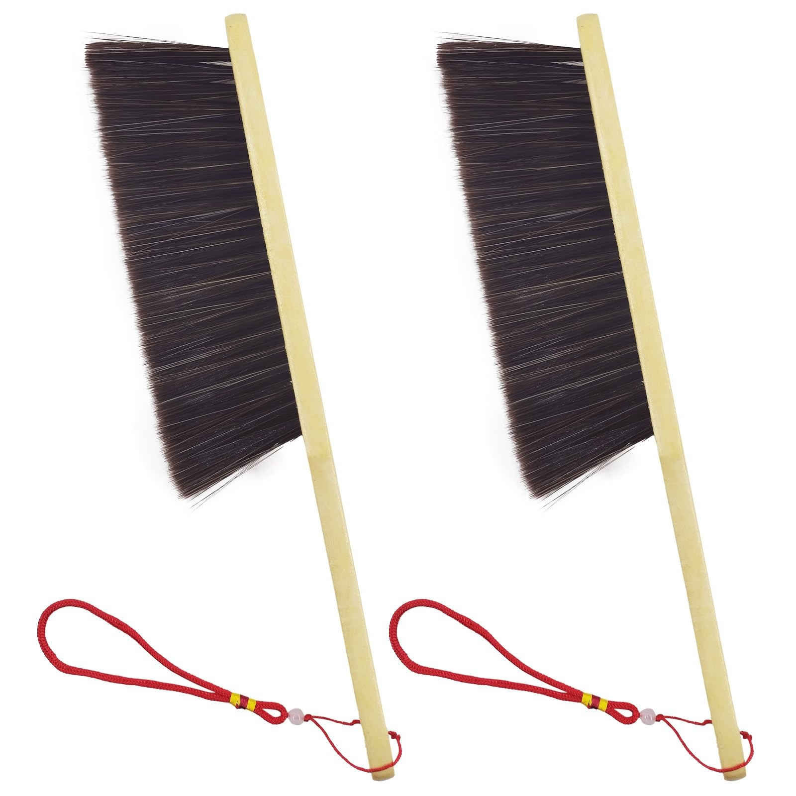 Hiqu And Hist 2 Piece Wooden Hand Broom Dust Brushbench Brushessoft Bristles Hiqu And Hist 2 Piece Wooden Hand Broom Dust Brushbench Brushessoft Bristles