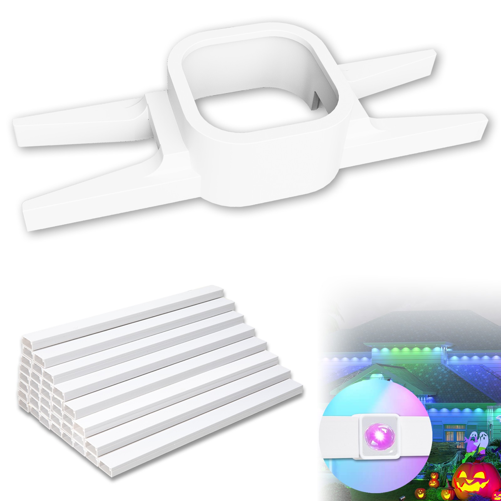 100FT Light Track System Permanent Outdoor Lights Pro (H706A)