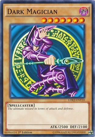 Yugioh Dark Magician 1st Edition Common LDK2-ENY10 NM Yugioh Dark Magician 1st Edition Common LDK2-ENY10 NM