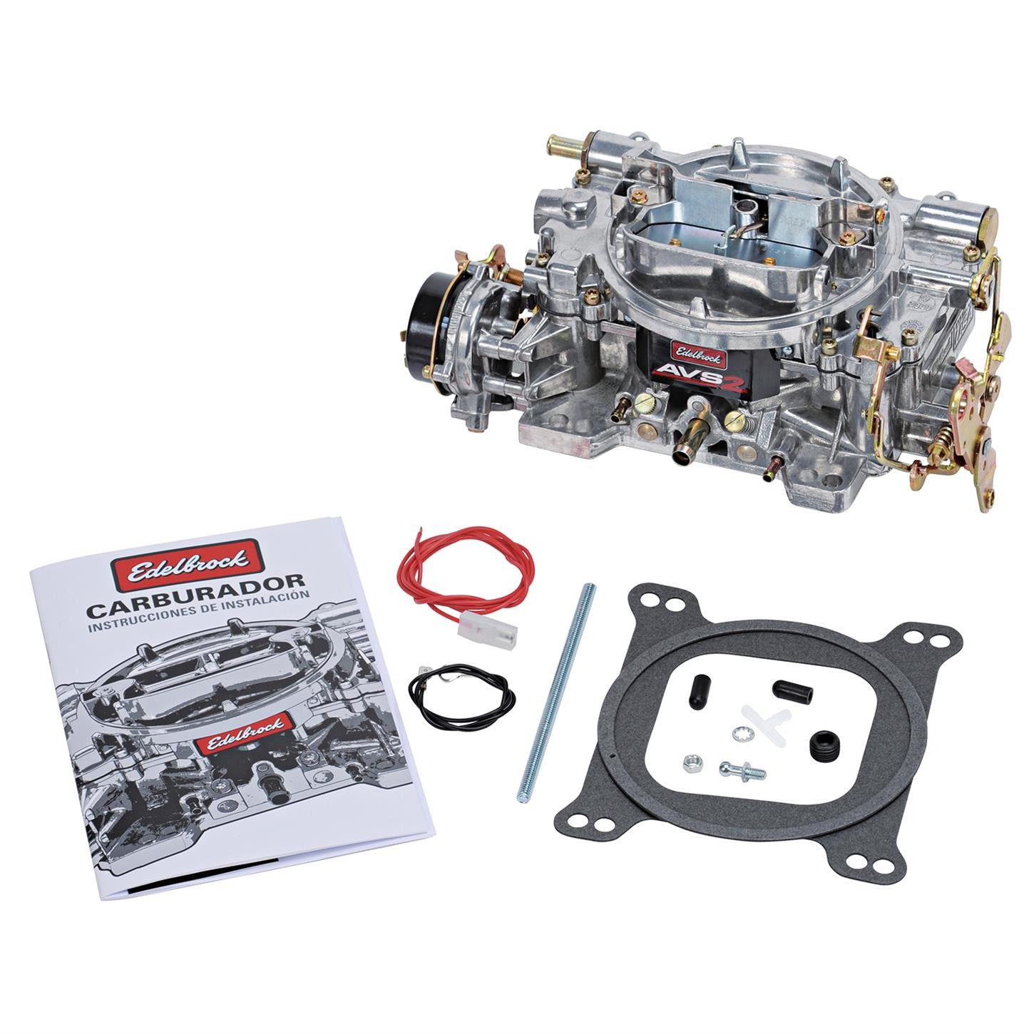 Edelbrock 1901 AVS2 Series 4 Barrel Carb, 500 cfm, Electric Choke