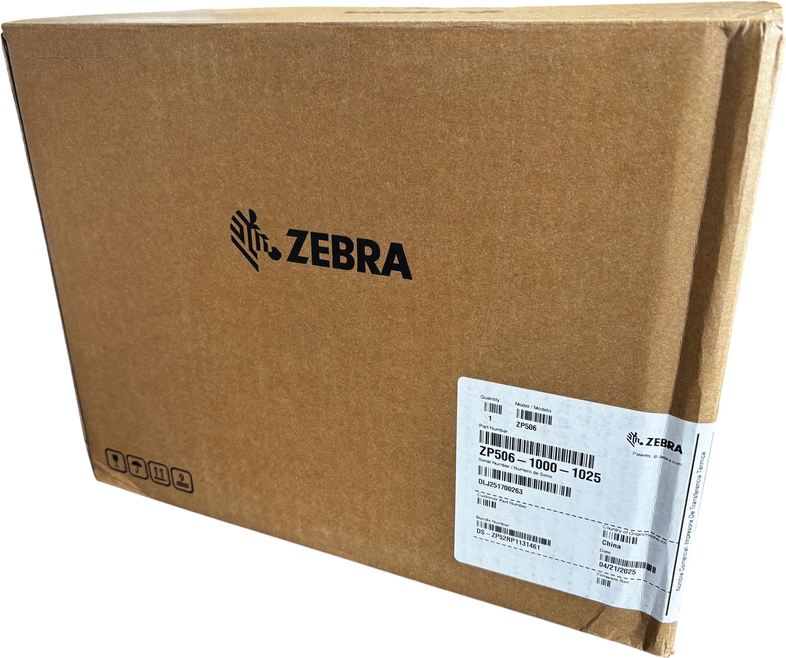 Zebra ZP506 Direct Thermal Barcode Label Printer 203 DPI USB (ZP506-1000-1025) Zebra ZP506 Direct Thermal Barcode Label Printer 203 DPI USB (ZP506-1000-1025)