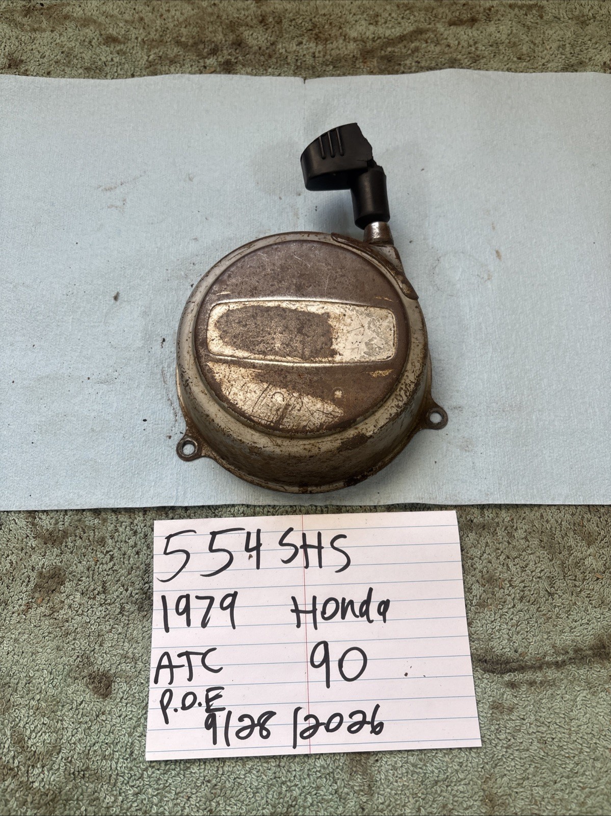1979 Honda Atc 90 Pull Start Recoil Rewind 554 1979 Honda Atc 90 Pull Start Recoil Rewind 554