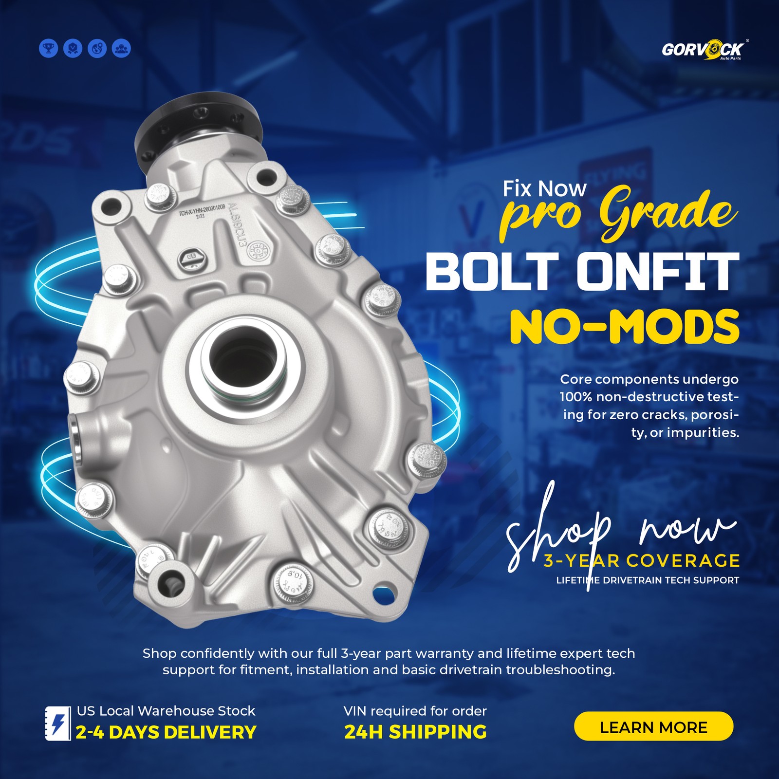 31507934392 Front Axler Differential 3.38 For BMW X7 G07 M50iX M60iX 4.4L V8 AWD