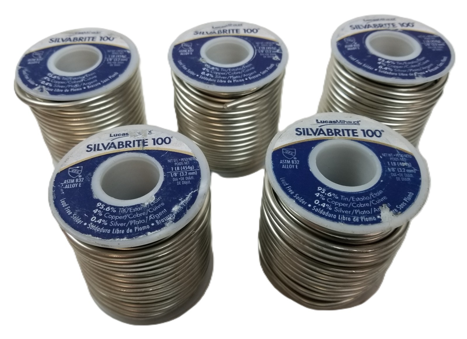 Silvabrite 100 Lead Free Solder 1/8\ Silvabrite 100 Lead Free Solder 1/8\