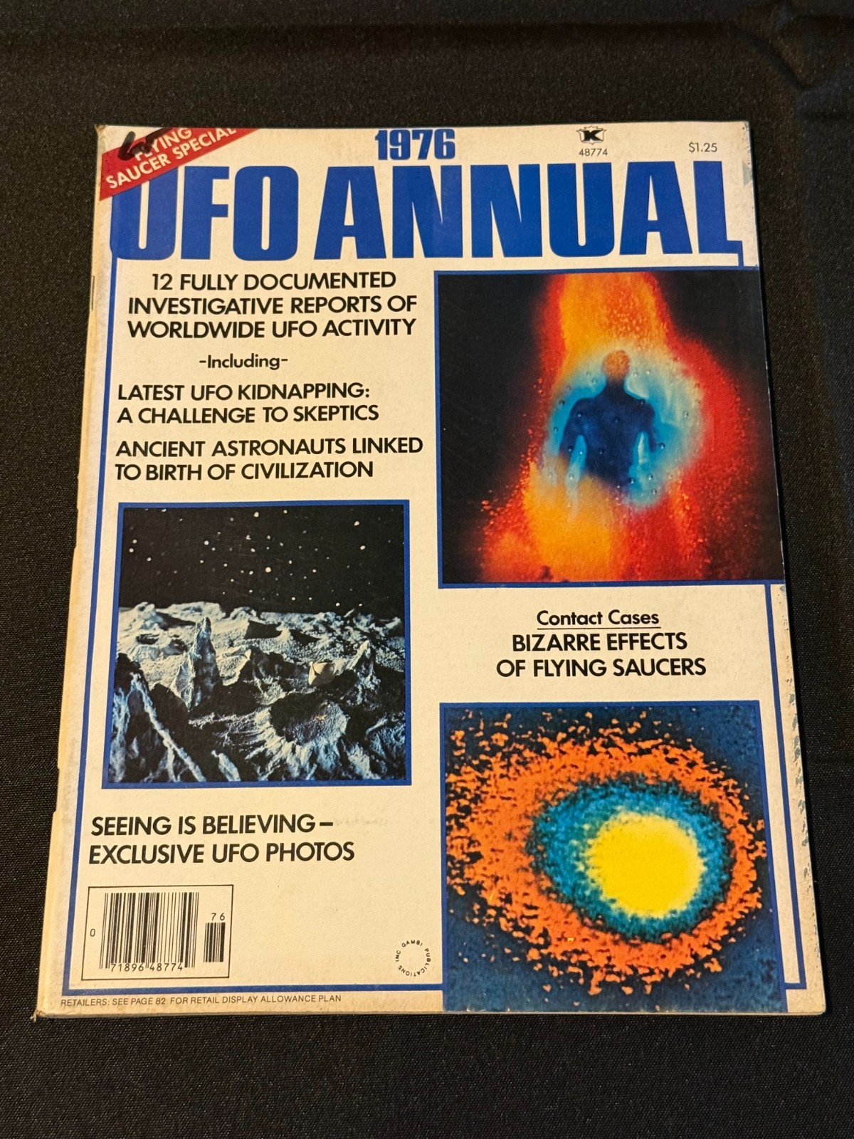 1976 UFO Annual Flying Saucers Ancient Astronauts Skeptics Photos 1976 UFO Annual Flying Saucers Ancient Astronauts Skeptics Photos