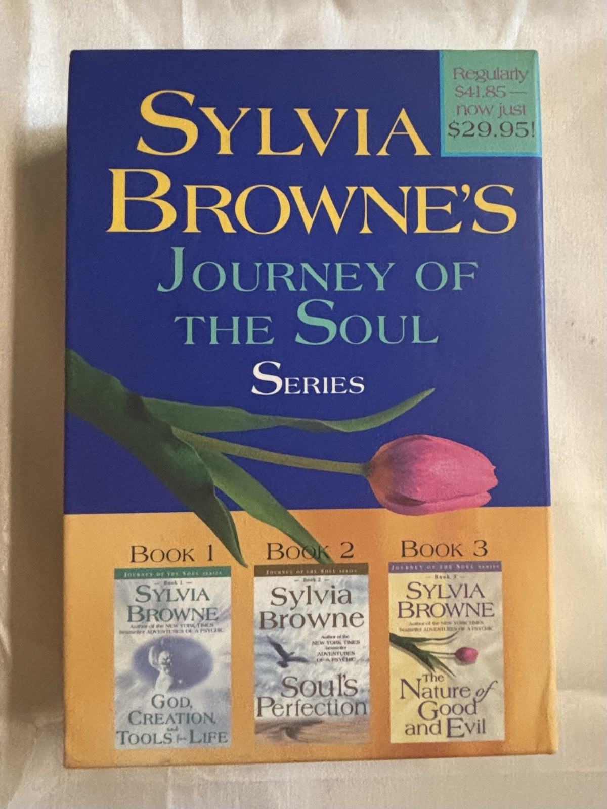 Sylvia Browne’s Journey Of The Soul 3 Book Box Set Series Like New Sylvia Browne’s Journey Of The Soul 3 Book Box Set Series Like New