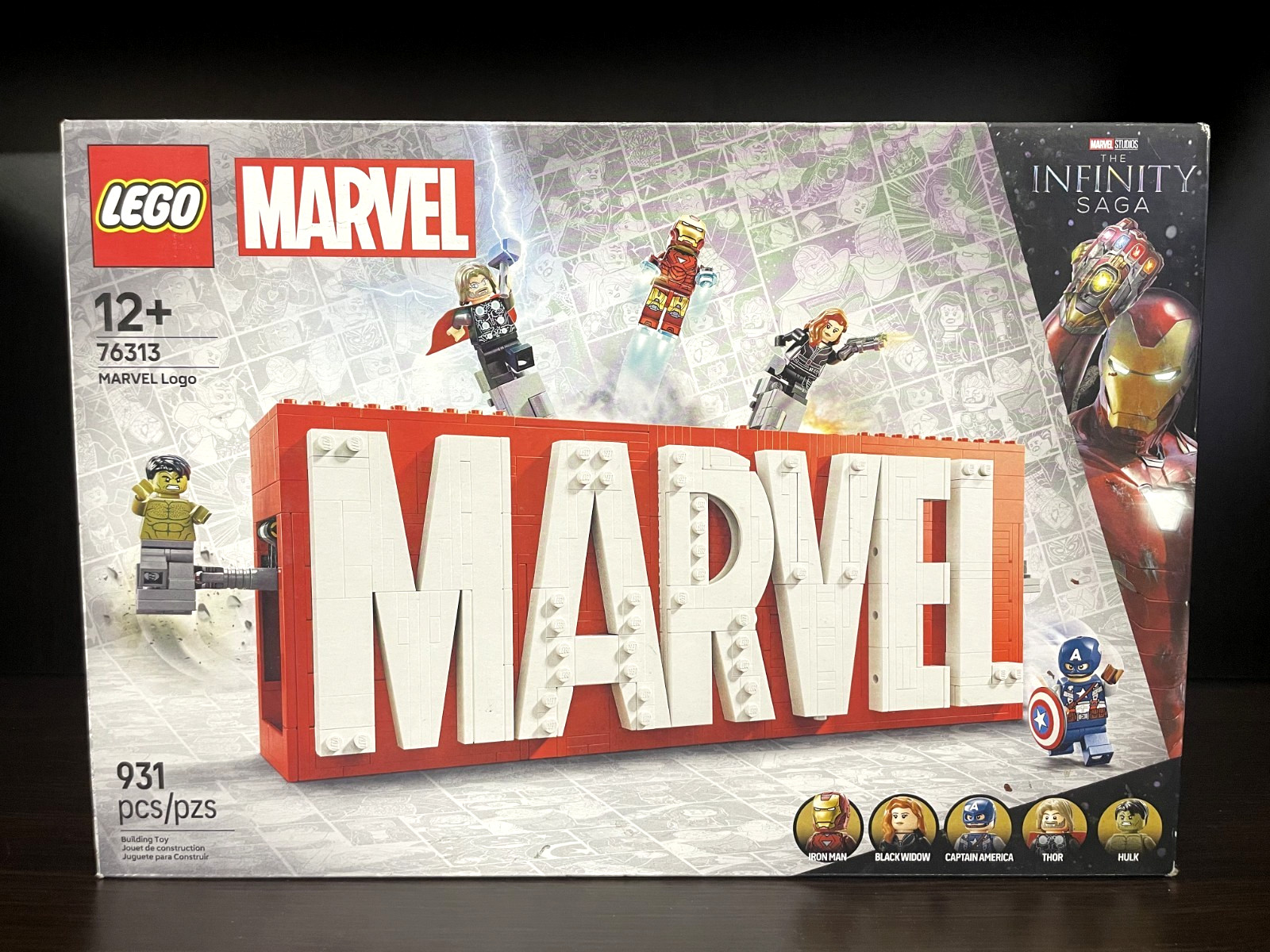 LEGO Marvel MARVEL Logo (76313) Sealed Box