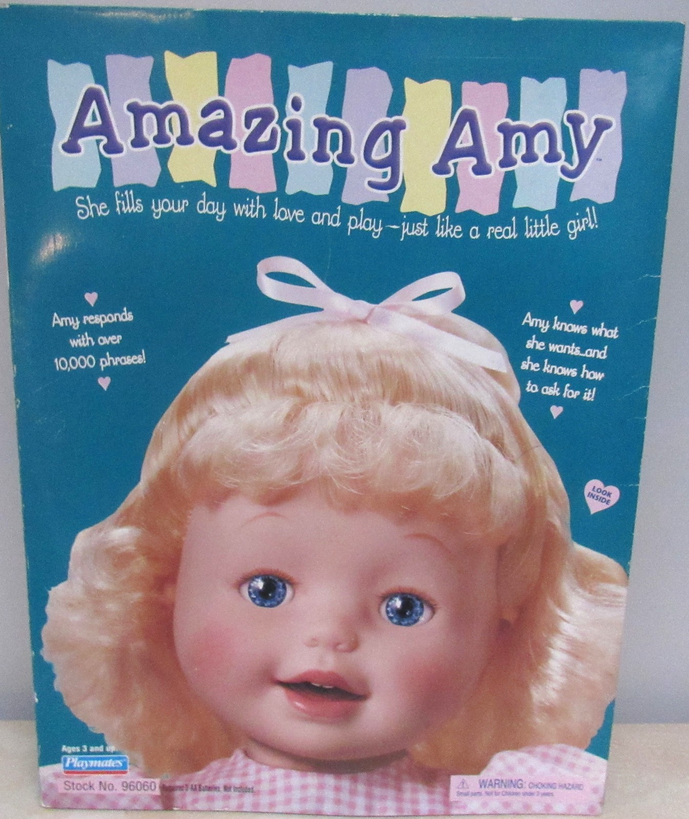 Mint and NRFB Vintage Playmates Amazing Amy Interactive Doll & Accessories Mint and NRFB Vintage Playmates Amazing Amy Interactive Doll & Accessories
