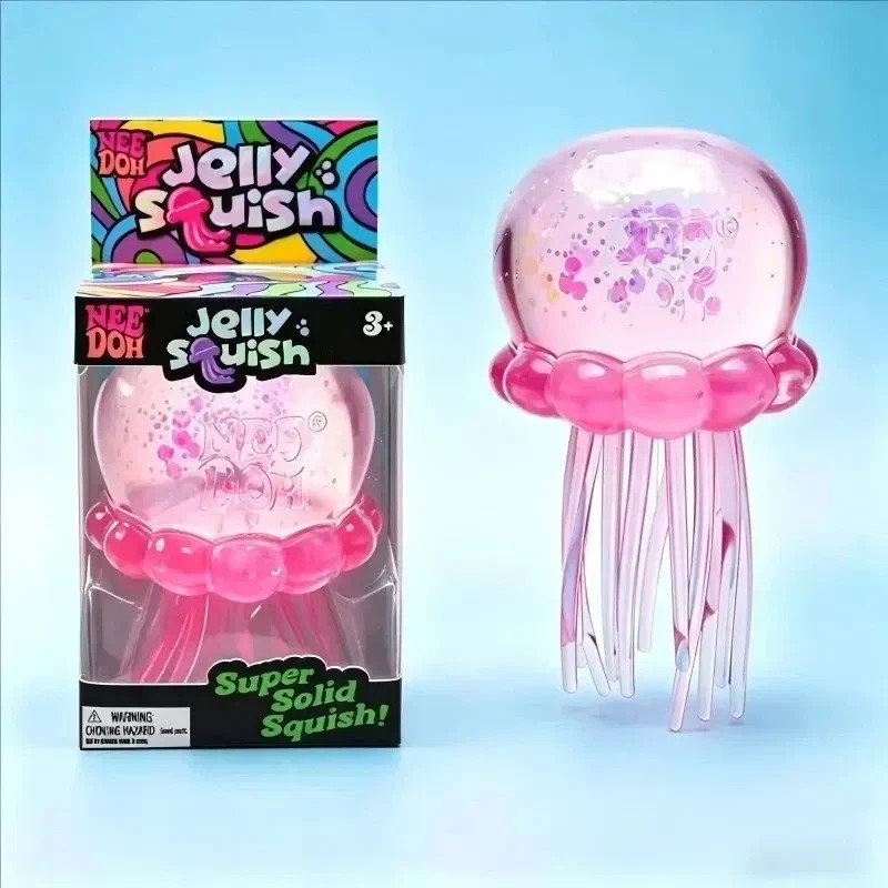 Nee Doh Jellyfish Jelly Squish Stress Toy Fidget Squeeze NeeDoh Trending Special