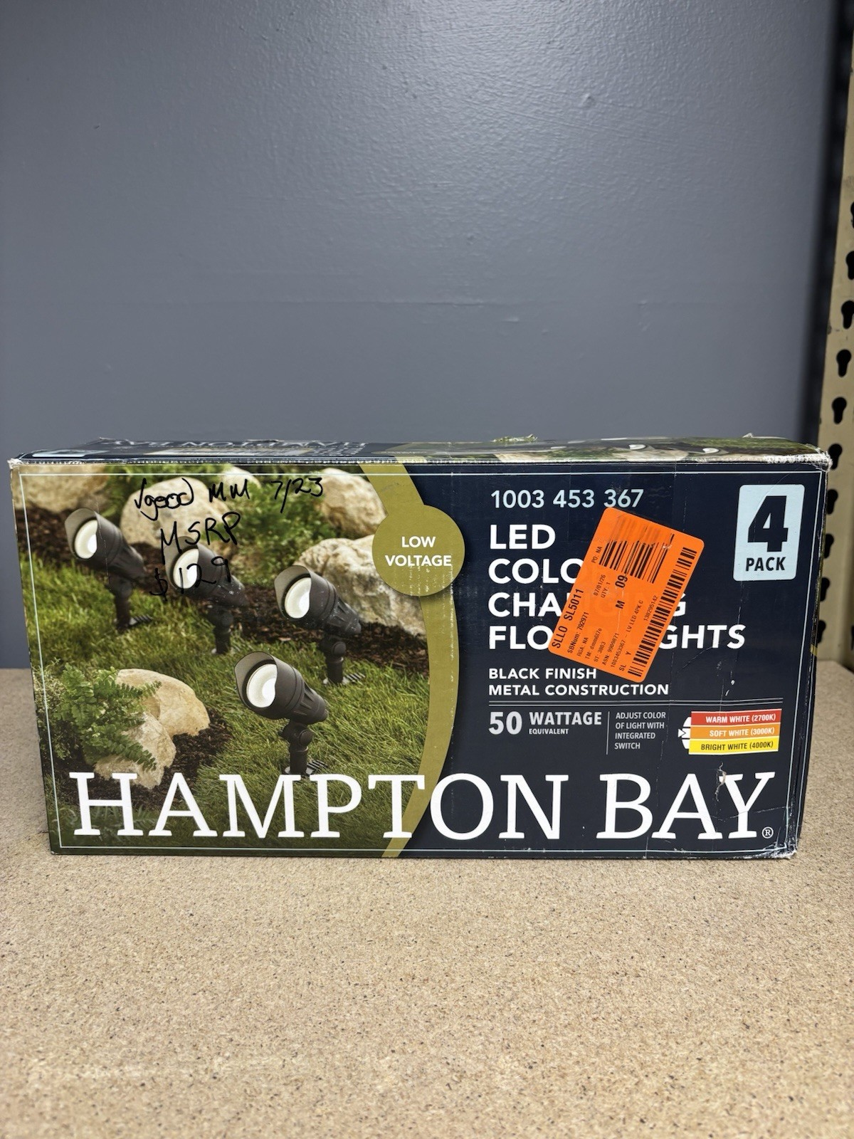 Hampton Bay Millennium Black 50W LED Outdoor Landscape Flood Light (4-PK) Hampton Bay Millennium Black 50W LED Outdoor Landscape Flood Light (4-PK)