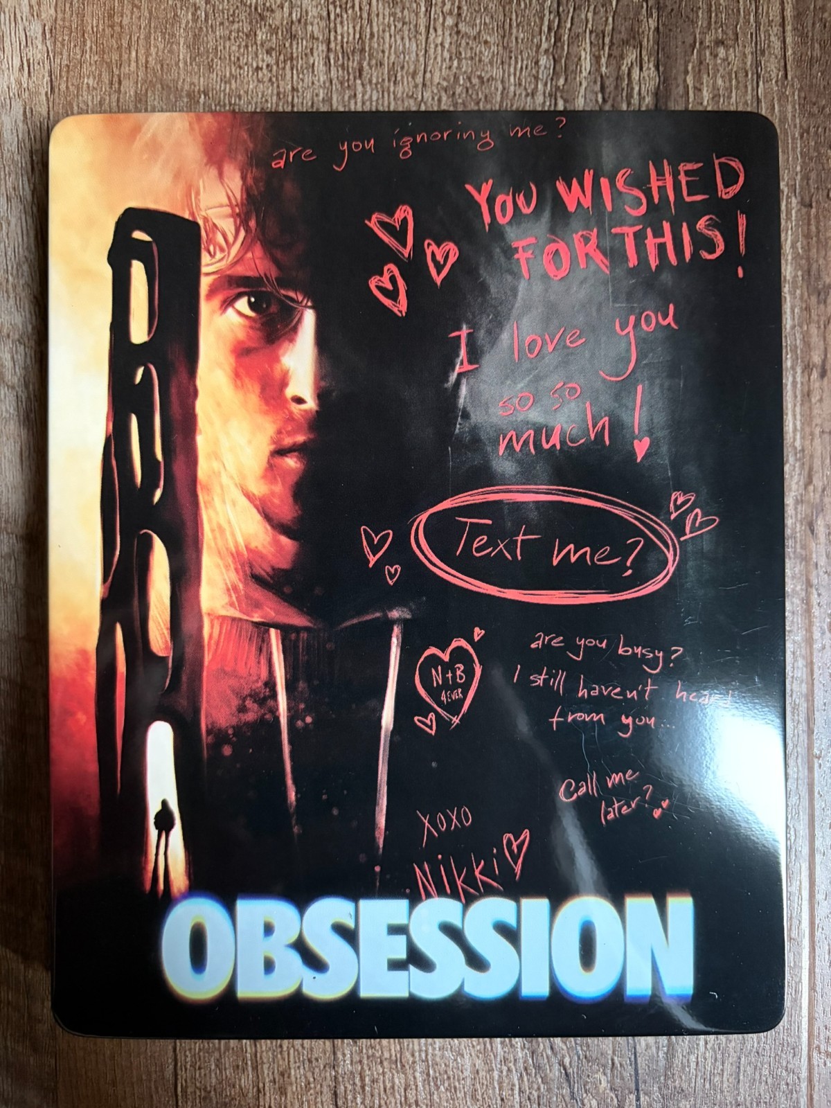 CUSTOM Obsession [2026] Glossy Steelbook Case [G2] *NEW* NO DISC(S)