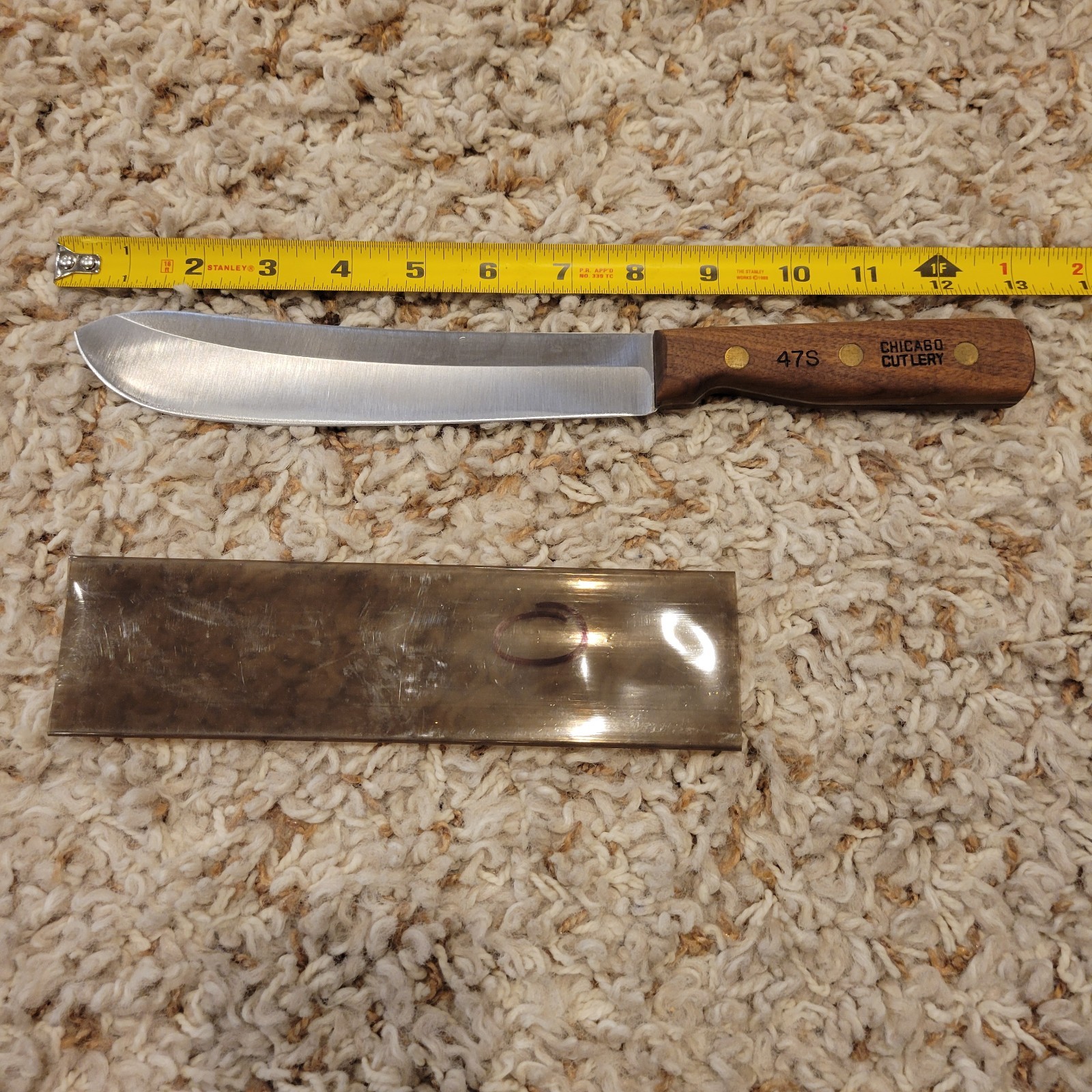 New Old Stock Rare 1990's Chicago Cutlery 47S Butchers Knife. Made In USA 8 New Old Stock Rare 1990's Chicago Cutlery 47S Butchers Knife. Made In USA 8