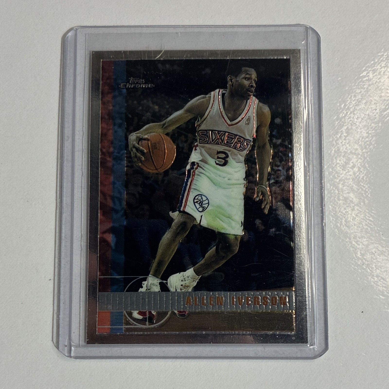 1997-98 Topps Chrome - Allen Iverson #54 1997-98 Topps Chrome - Allen Iverson #54