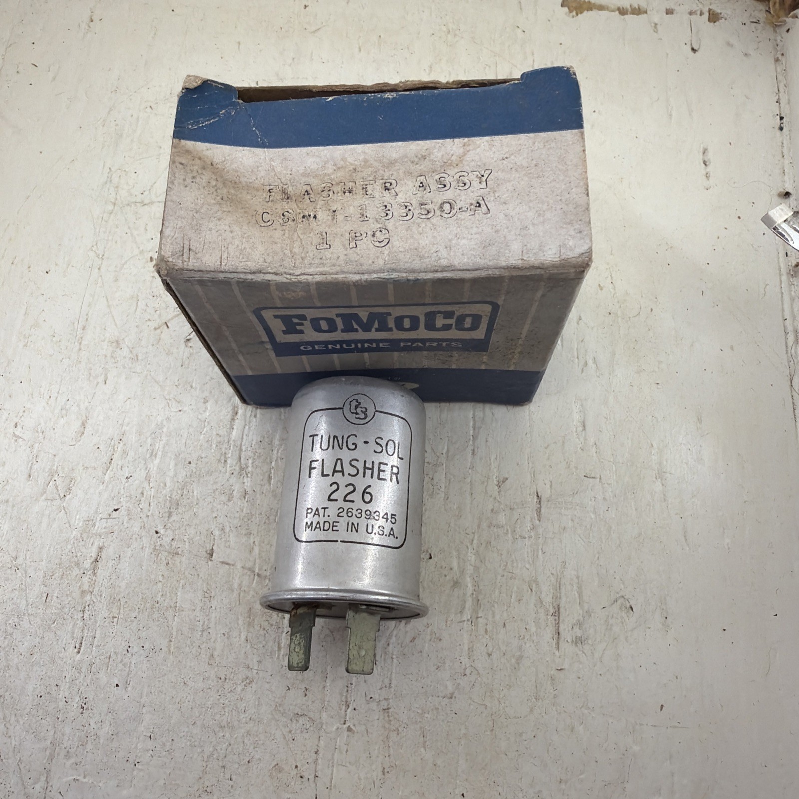 NOS OEM Ford C6MY-13350-A Flasher Assembly 12V 1966 Mercury Comet Monterey New NOS OEM Ford C6MY-13350-A Flasher Assembly 12V 1966 Mercury Comet Monterey New