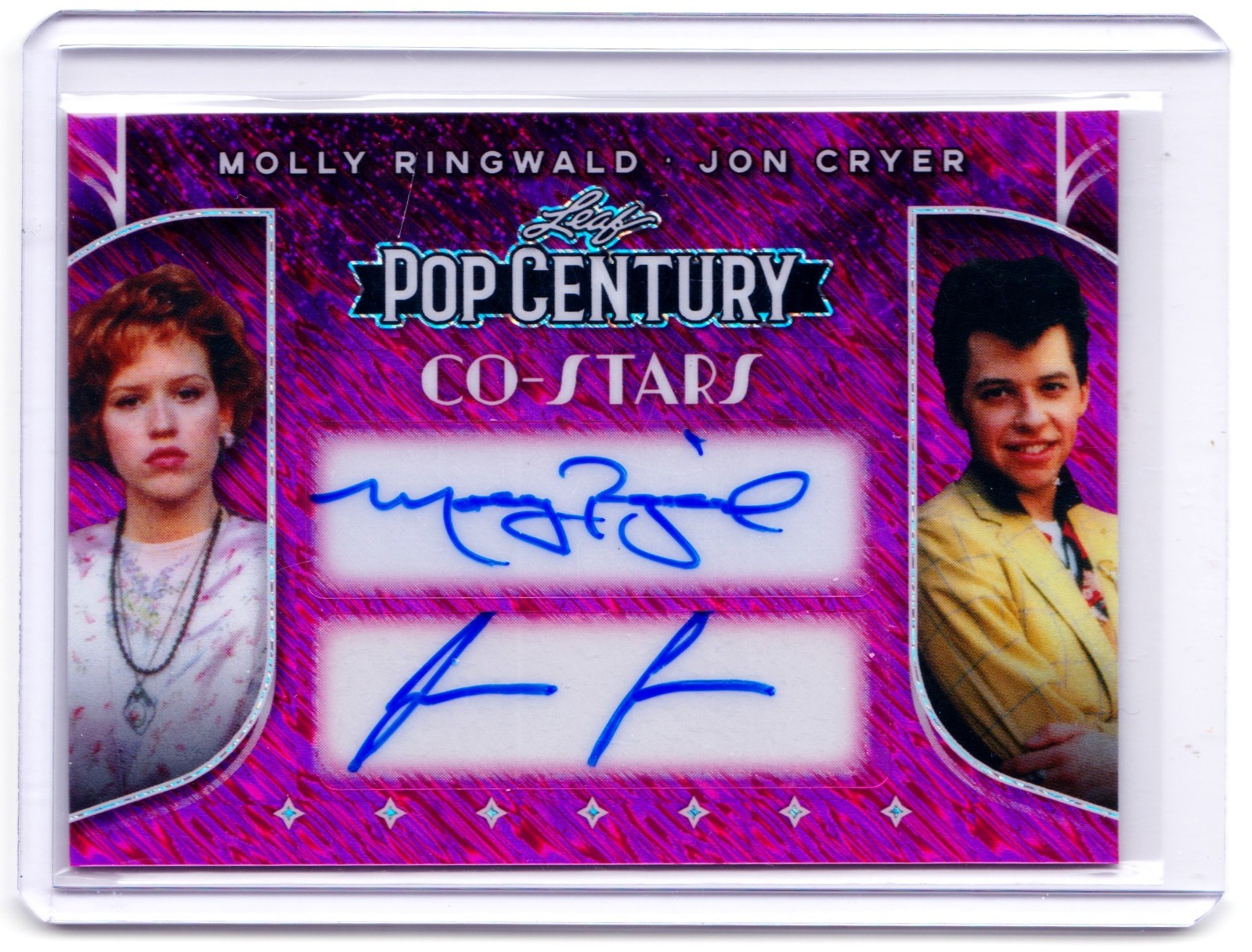 Molly Ringwald Jon Cryer 2025 Leaf Pop Century Auto Card # 1/1 Pretty In Pink Molly Ringwald Jon Cryer 2025 Leaf Pop Century Auto Card # 1/1 Pretty In Pink