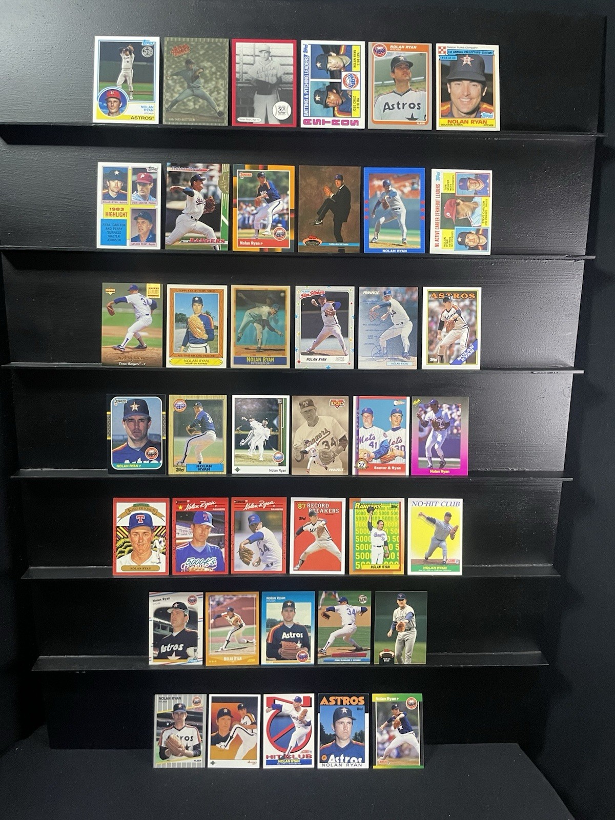 Nolan Ryan 40-Card Lot INSERTS Holo Vintage Nolan Ryan 40-Card Lot INSERTS Holo Vintage