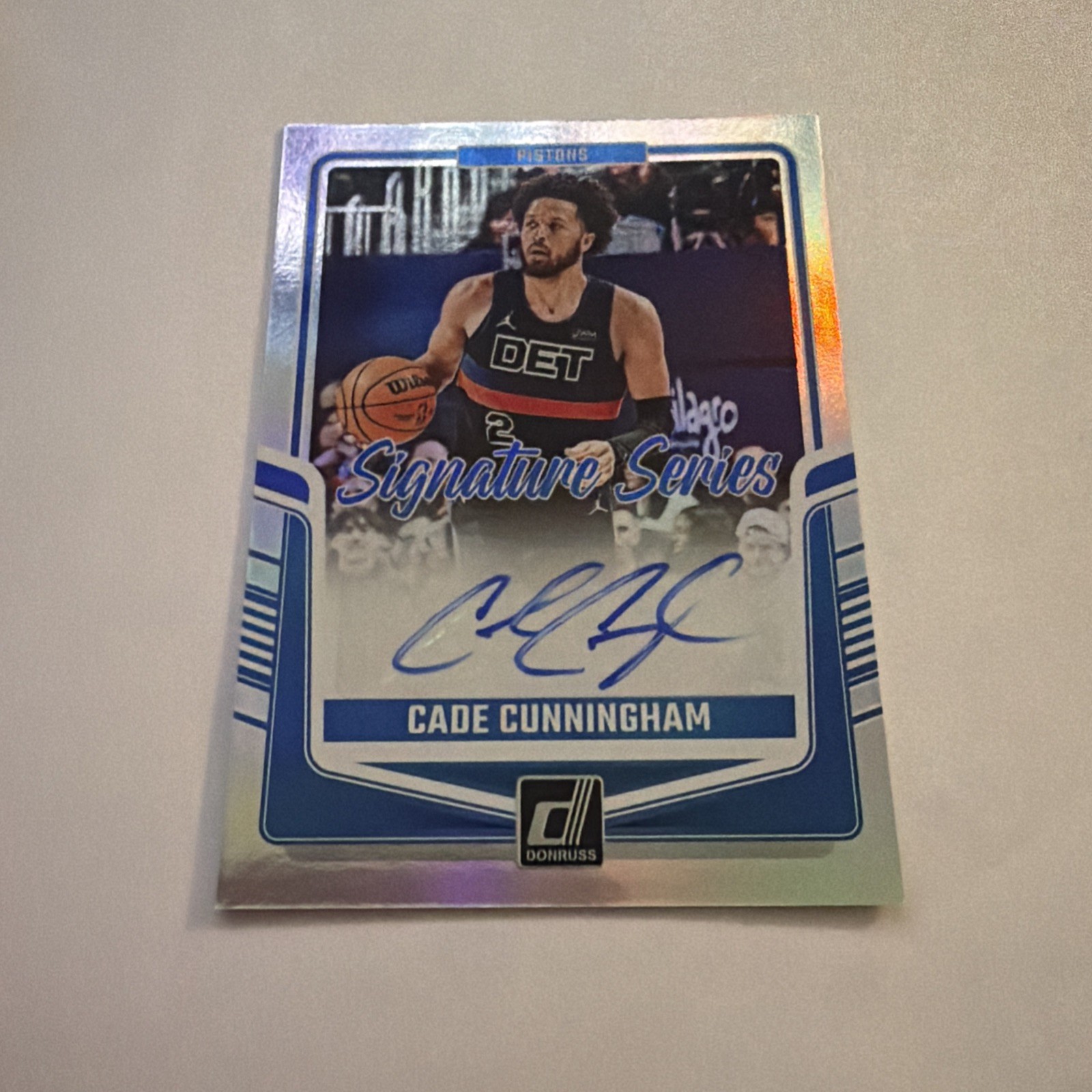 2024-25 Panini Donruss Cade Cunningham Signature Series Autograph SS-CUN Pistons 2024-25 Panini Donruss Cade Cunningham Signature Series Autograph SS-CUN Pistons